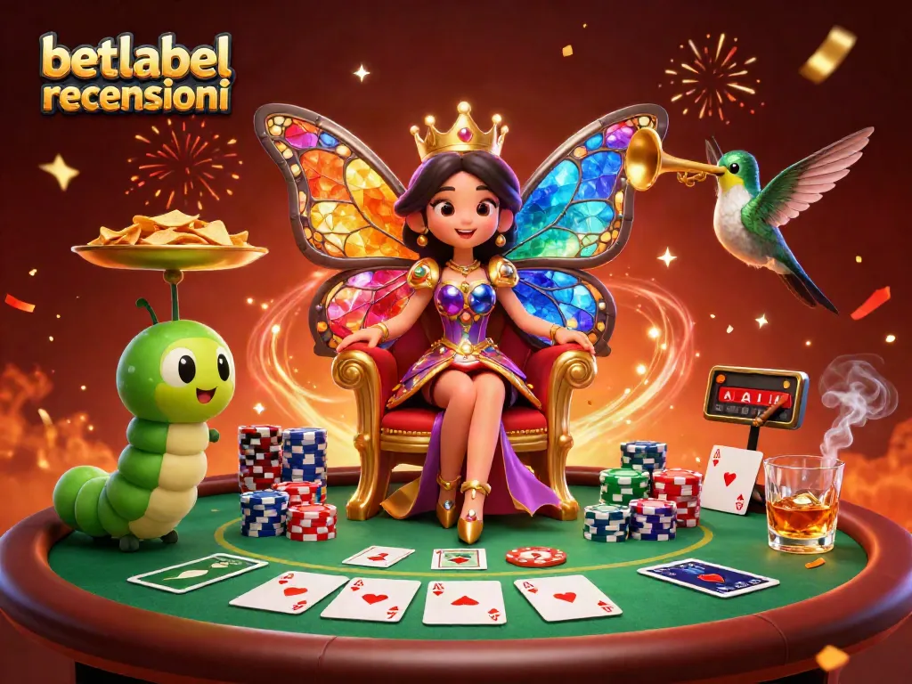 Experience the vibrant gaming world of betlabel recensioni with a lively casino scene and colorful characters.