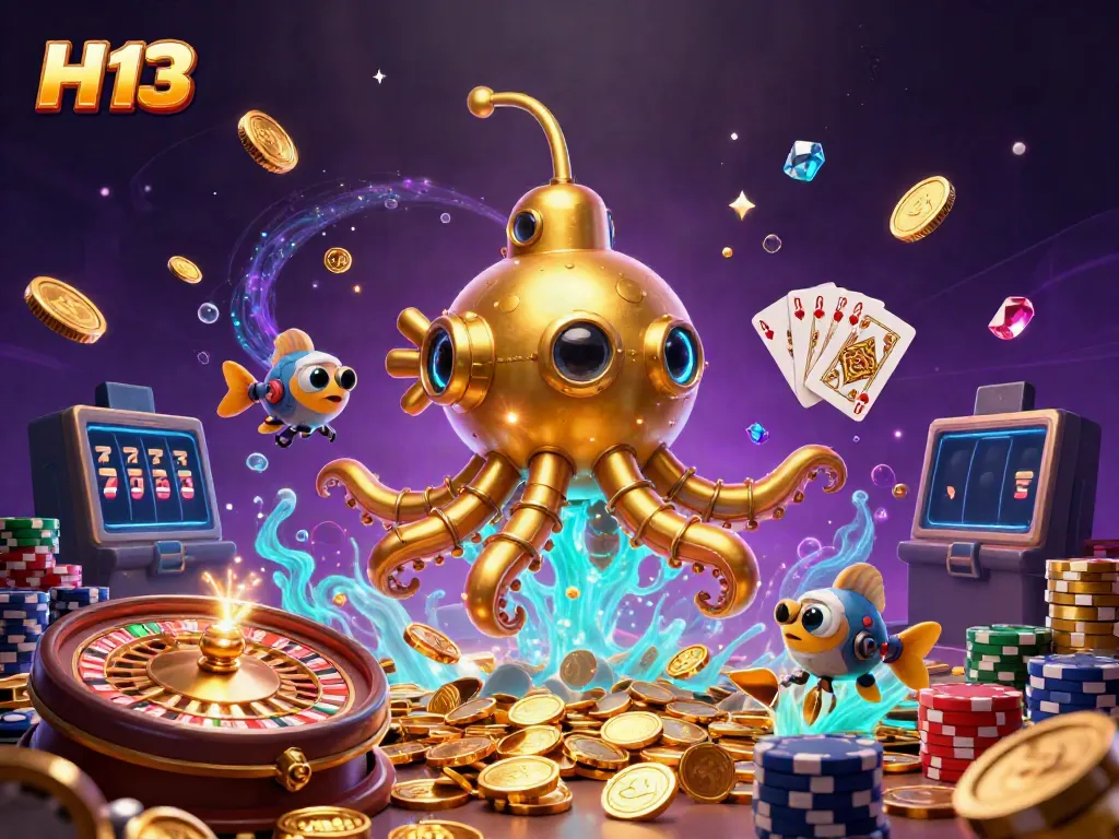 Engage in thrilling adventures at H 13, exploring a vibrant world of online casino games and jackpots.